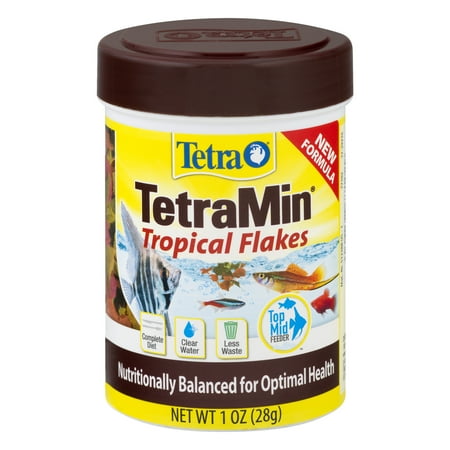 Tetra TetraMin Balanced Diet Tropical Flakes, 1.0 oz