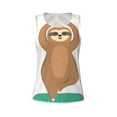 thumbnail image 6 of Sigee Cute Sloth In Yoga Pose Tree for Women's Workout Tank Top,Running Tank Tops,Sleeveless Gym ClothesMedium, 6 of 8