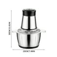 thumbnail image 3 of 7-Speed Electric Meat Grinder, Large-Capacity Household Appliance for Mincing Meat, Vegetables and Flour, Commercial-Grade Home Grinder, 3 of 5