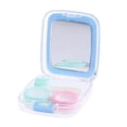 thumbnail image 1 of Bunblic 2-4pack Travel Cute Mini Contact Lens Case Holder Storage Mirror Box Container 2 Pcs, 1 of 8