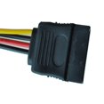 thumbnail image 2 of 6in SATA Power Y Splitter Cable Adapter - M/F (Power Cable), 2 of 4