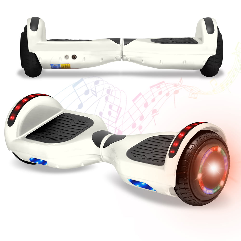 UL2272 Certified NHT 6.5 Electric Hoverboard Self Balancing Scooter with Built-in Bluetooth Speaker LED Lights Various Styles 