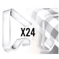 thumbnail image 2 of 24 Pieces Transparent Clear Tablecloth Clips Plastic Table Cloth Hold Down Clips Table Cloth Holder For Christmas Home Wedding Party, 2 of 5