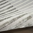 thumbnail image 4 of Nourison Splash 2'2" x 7'6" Silver Grey Modern Indoor Fabric Rug, 4 of 9