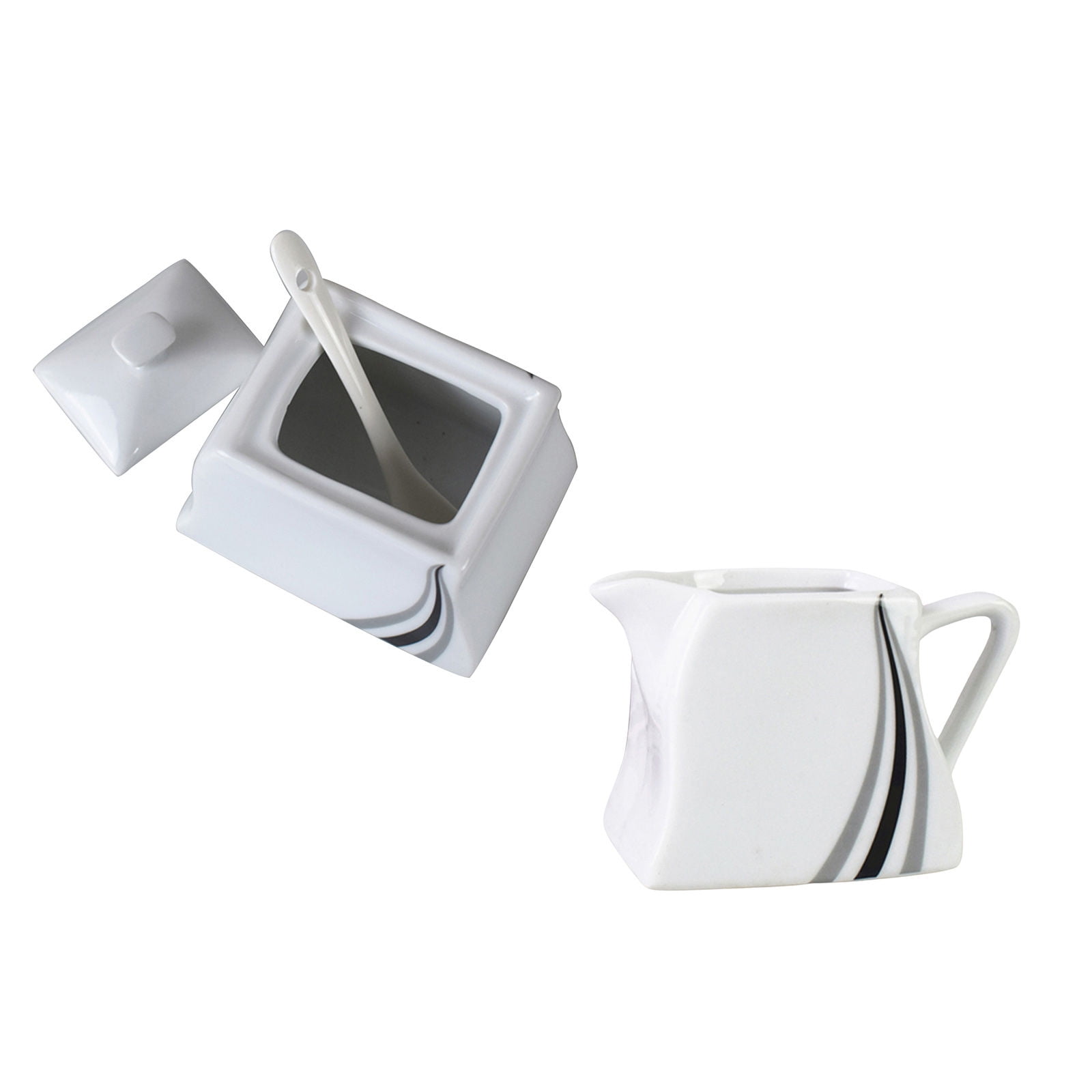 Ceramic Sugar Bowl With Lid And Milk Jug, Creamer And Sugar Sets, Cream