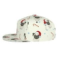 thumbnail image 3 of Balery Baseball Cap Flat Bill Hats for Men Adjustable Size for Running Workouts and Outdoor Activities All Seasons Dad Hat(Christmas Pug Dog ), 3 of 9
