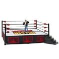thumbnail image 2 of WCW Nitro Real Scale Wrestling Ring Playset w/ Eric Bischoff Ultimate Edition Exclusive Figure Mattel WWE Toy Wrestling Ring Playset, 2 of 3