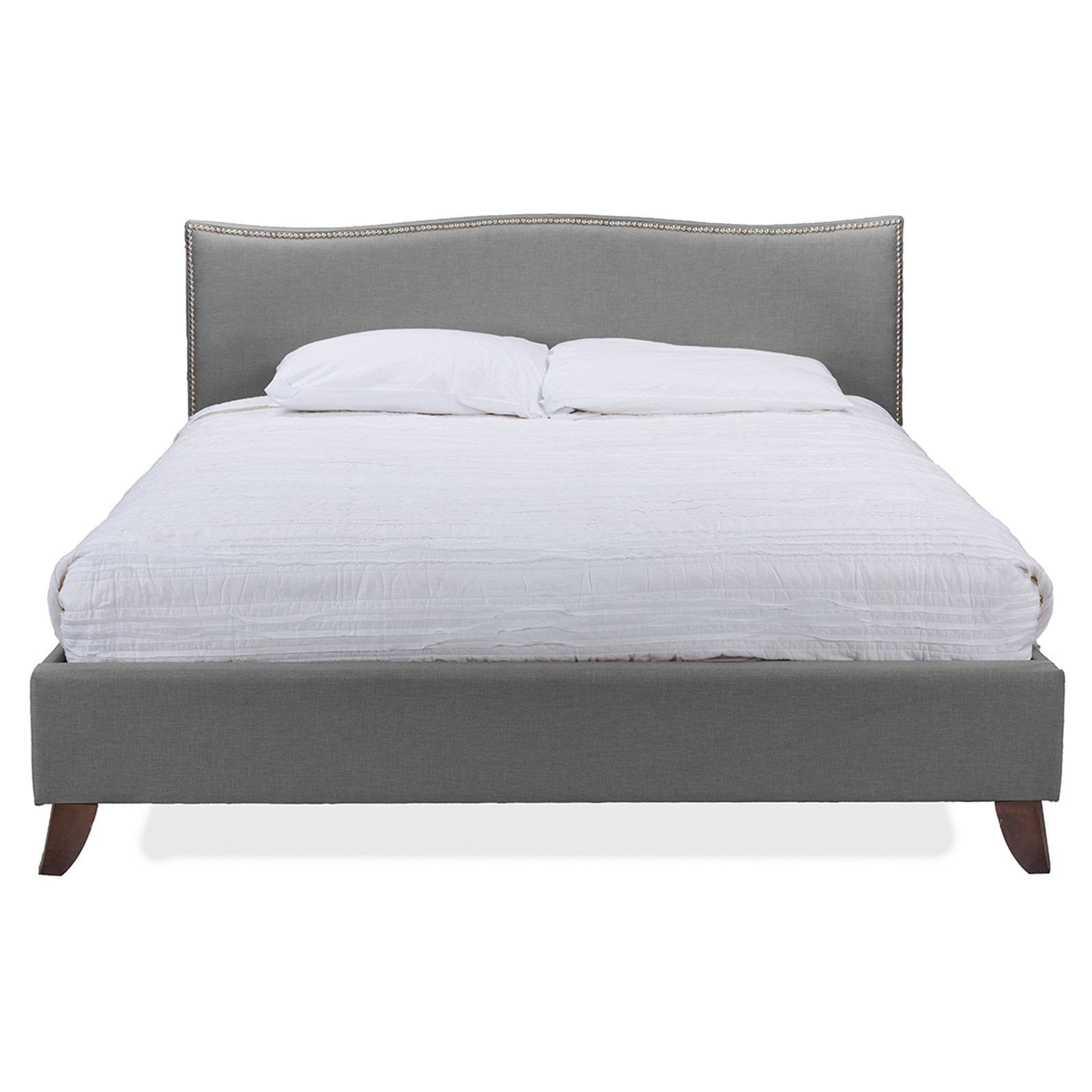 Baxton Studio Battersby Modern Bed With Upholstered Headboard Baxton Studio Battersby Modern Bed With Upholstered Headboard Multiple Sizes Colors Com