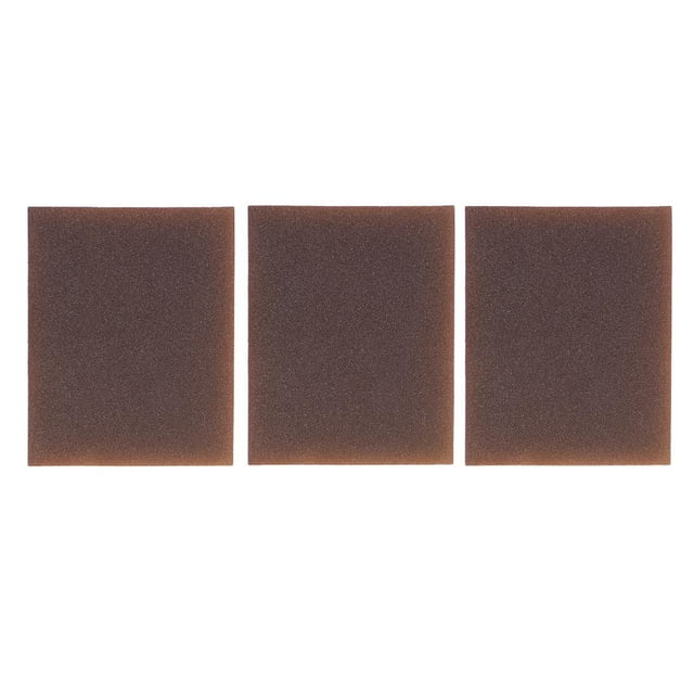 Rongfmy 3 Pieces Sanding Sponge Block Set Double Sided Abrasive Pads Medium 120-180 Grit