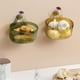 thumbnail image 5 of Cesta colgante, gancho de pared para artículos de tocador, cesta de almacenamiento para cocina y baño, portafrutas pequeño y huevera, diseño plegable, marco de metal, para oficina., 5 of 8