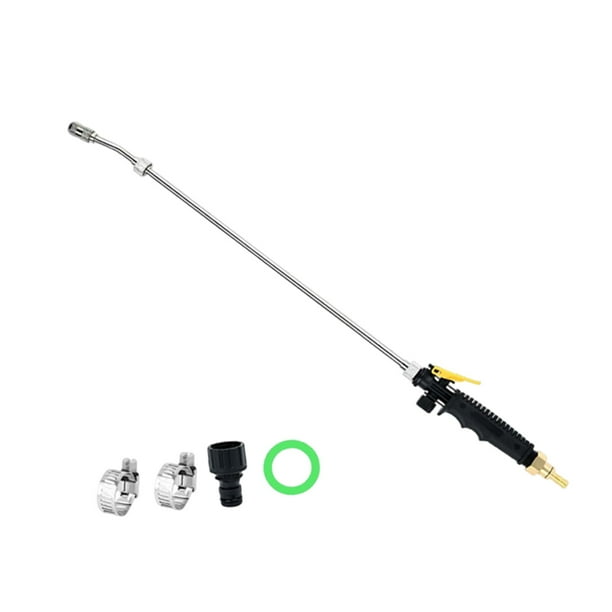 Lanza pulverizadora de conexión rápida ajustable de acero inoxidable para lavado de autos, riego de césped y accesorios de riego de