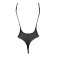 thumbnail image 3 of Outfmvch Shapewear Bodysuits Shapewear Shaping Panties Womens Sexy Spaghetti Strap Bodycon Stretch Jumpsuit U Neck Short Romper Bodysuit Tummy Control Shapewear(clearance) Black M, 3 of 6