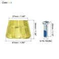 thumbnail image 2 of Uxcell Roller Skate Toe Stops with Screwdriver 82A Rubber Brake Stoppers Block, Clear Blue Yellow 2 Pair, 2 of 5