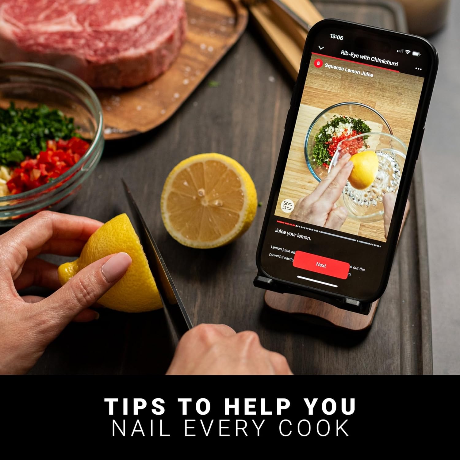 Smart Bluetooth Meat Thermometer with Long-Range Wireless Probe for Oven Grilling Smoking BBQ Air Fryer Dual Sensors Guided Cook System Black Charger