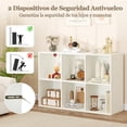 thumbnail image 3 of Librero Organizador de 6 Cubos, Estante Minimalista de para Libros y Organizar, Librero para Sala Oficina Dormitorio 90X30X60CM (Blanco), 3 of 8