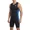 Blue, variant on Qualidyne Men's Sleeveless Triathlon Suit,One-Piece Padded Trisuit for Swim Bike Run with 2 Mesh Pockets