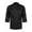 Black Long Sleeve, variant on Unisex Men Women Long/Short Sleeve Chef Coat Professional Chef Jacket Restaurant Kitchen Outfit White Short Sleeve XXL