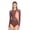 Orange, variant on Womens Shiny Rhinestone Bodysuit Long Sleeve Gymnastics Leotards Red S