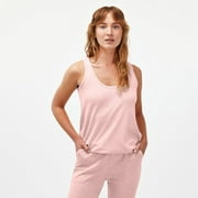 Under the Canopy Organic Cotton Women's Loungewear Swing Tank Top, Pink, Size M