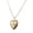 Gold, variant on O Heart Locket Necklace Memory Heart Pendant Necklace Alloy Material Perfect Gift