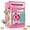 Pink, variant on Electronic Piggy Bank for Kids, Cute Cash Coin Can ATM Bank for Real Money, Auto Scroll Paper Money Saving Box Toy Gift for Girls Boys Children, Pink
