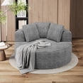 thumbnail image 3 of The Magic Home Togo Floor Sectional Sofa, Gray, 3 of 14