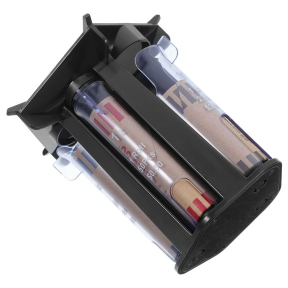 RENACLIPY Plastic Coin Container Coin Organizer 1Set for Commercial Use