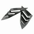 thumbnail image 4 of Side Vent Window Louvers Car Rear Quarter Spoiler Panel Fit For Honda Civic Seden Only 2016 To 2020 ABS Sun Shade, 4 of 7
