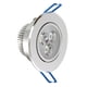 thumbnail image 2 of Toystoory Foco empotrable de luz de techo LED regulable de 3 * 3W Blanco frío 100-140V Iluminación y accesorios Frío Toystoory HA025577-01, 2 of 6