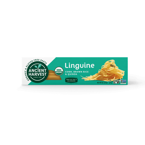 Pack of 12, Ancient Harvest Organic Gluten-Free Linguine Pasta, 8 oz