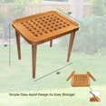 thumbnail image 2 of Whitecap 60020 Cockpit Grate Teak End Table, 2 of 5