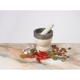 thumbnail image 2 of Two Tone (Champagne/Charcoal) 4" x 4" Mortar & Pestle, 2 of 3