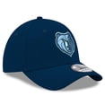 thumbnail image 3 of Men's New Era Navy Memphis Grizzlies New Logo Team Classic 39THIRTY Flex Hat, 3 of 4