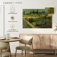 thumbnail image 5 of Elephant Stock Garden At Arles Wall Art - Horizontal Canvas Wall Art - Living Room Wall Decor - Nature Canvas - Green And Red Decor By Vincent Van Gogh - 51" x 34", 5 of 8