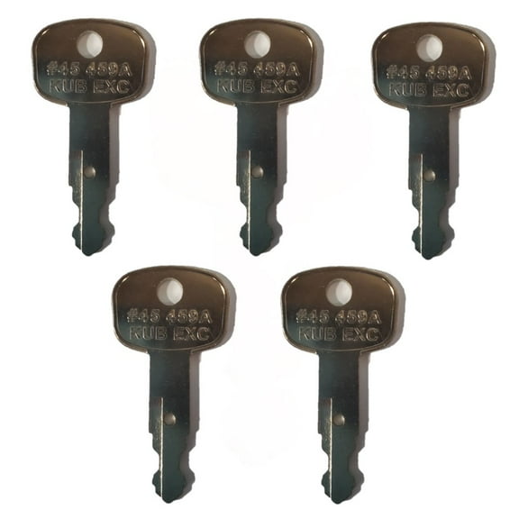 459A Qty 5: Key(s) Fits Kubota KX121-3 KX161-3 KX36-3 KX61-3 KX71-3 KX91-3 U35
