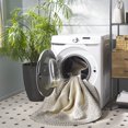 thumbnail image 3 of SAFAVIEH Braided Evangeline Bordered Machine Washable Reversible Area Rug, Ivory/Grey, 5' x 5' Round, 3 of 11