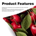 thumbnail image 2 of Cherry Covers Throw Pillow Set - 2 Pack Throw Pillow Inserts Included - Unique Patterns - 16x16, 18x18, 20x20 Inches for Home Decor - Throw Pillow - Decorative Pillows, 2 of 6