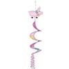 Beistle 3' 6" Luau Pig Wind-Spinner; Pink 3/Pack 50747