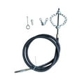 thumbnail image 4 of Desatascador de desagües con cable, limpiador de tuberías con taladro, herramienta flexible para desatascar fregaderos, desatascador de desagües para 15 metros, 4 of 8