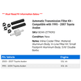 thumbnail image 2 of Automatic Transmission Filter Kit - Compatible with 1995 - 2007 Toyota Avalon 1996 1997 1998 1999 2000 2001 2002 2003 2004 2005 2006, 2 of 2