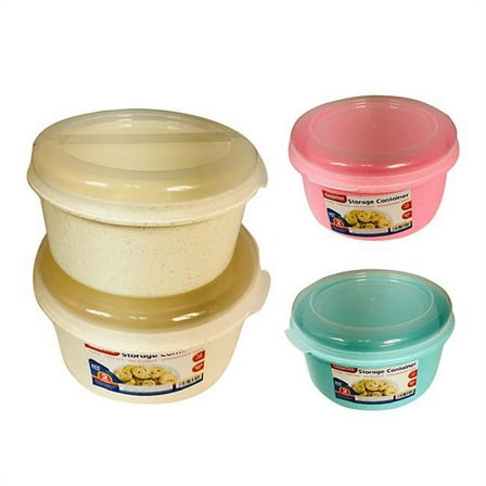 FamilyMaid 88239D Round Food Container - Big & Medium - 2 Piece
