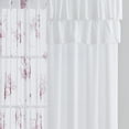 thumbnail image 5 of Simply Shabby Chic Ruffled Sunbleached Floral Window Curtain Panels and Sheers, Set of 4, 50 x 84, 5 of 6