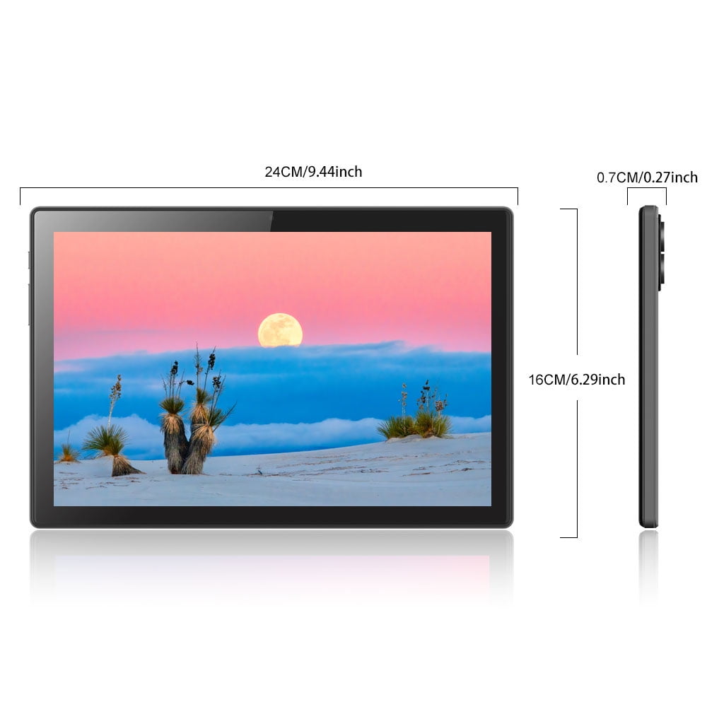 CRELANDER Android Tablet 10.1 Inch Tablet with SIM Card Slot 4G LTE Calling,12GB+512GB, 8000mAh Battery, Dual Camera,Bluetooth/WiFi, Bundle with Keyboard, Case,Mouse & Stylus (Grey Black)