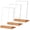8.5x11 L Shape 3 Pack, variant on 3 Pack 8.5x11 Sign Holder L Shape Slant Design Clear Frame Wood Base Table Menu Display Stand Flyer (optional 8.5x11/5x7 Inch L/t Shape)