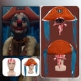 thumbnail image 2 of Disfraz de fantasía de One Piece Buggy de acción real, disfraz de pirata, sombrero, bufanda, accesorios para la cabeza para adultos, traje de Carnaval de Halloween, 2 of 5