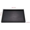 thumbnail image 3 of BEMS-1 uds. Bandeja de madera maciza negra de 30x20cm, rectangular de madera, 3 of 5