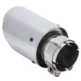 thumbnail image 3 of Punta de Escape Bling Bling Reemplazo Universal Acero Inoxidable 63-89-165 mm Plata Brillante, 3 of 10