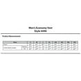 thumbnail image 2 of Edwards Garment [4490/7490] Men'S & Ladies Economy Vest, 2 of 2