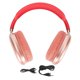 thumbnail image 1 of Wireless Bluetooth Headphones Adjustable Foldable Headsets with Microphone for Laptop Phone Work School Travel Sports Red, 1 of 5