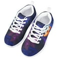 thumbnail image 4 of Pzuqiu Fire Ball Kids Running Shoes Little Girls Size 11 Lace Up Athletic Sneakers Breathable Mesh Sport Shoes Comfy Walking Shoes, 4 of 5